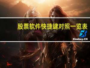 股票软件快捷键对照一览表