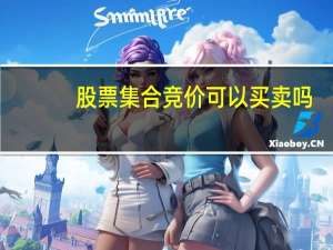 股票集合竞价可以买卖吗