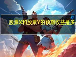 股票X和股票Y的预期收益是多少