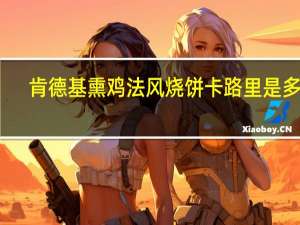 肯德基 熏鸡法风烧饼卡路里是多少