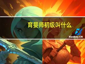 育婴师初级叫什么