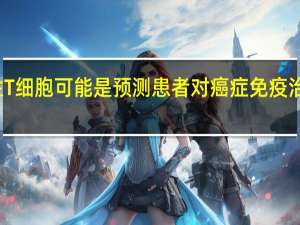 肿瘤浸润性T细胞可能是预测患者对癌症免疫治疗反应的标志物