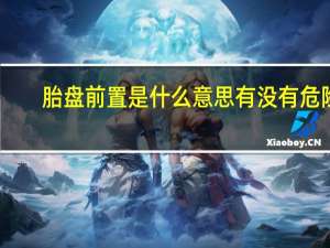 胎盘前置是什么意思有没有危险（胎盘前置是什么意思）