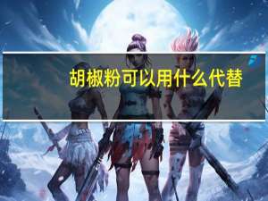 胡椒粉可以用什么代替
