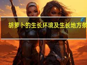 胡萝卜的生长环境及生长地方条件