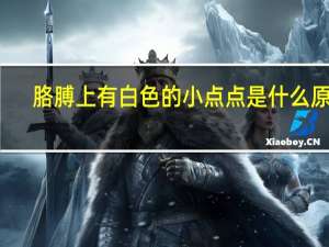 胳膊上有白色的小点点是什么原因（胳膊上有白色的小点点是怎么回事）