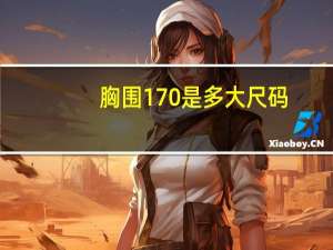 胸围170是多大尺码