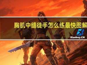 胸肌中缝徒手怎么练最快图解（胸肌中缝）