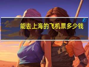 能去上海的飞机票多少钱