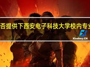能否提供下西安电子科技大学校内专业的排名