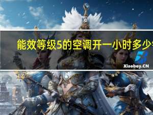 能效等级5的空调开一小时多少钱（能效等级）
