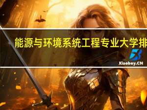 能源与环境系统工程专业大学排名