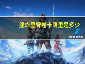 脆炸里脊卷卡路里是多少