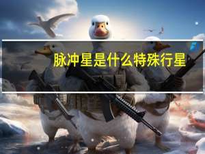 脉冲星是什么特殊行星（脉冲星是什么）