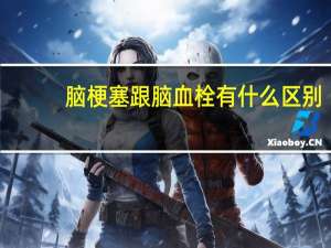 脑梗塞跟脑血栓有什么区别（脑血栓和脑梗塞有什么区别）