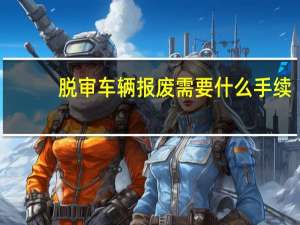 脱审车辆报废需要什么手续（车辆报废需要什么手续）