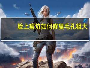 脸上痘坑如何修复毛孔粗大（脸上有痘坑如何修复）