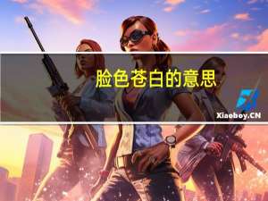 脸色苍白的意思（脸色苍白）