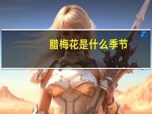 腊梅花是什么季节