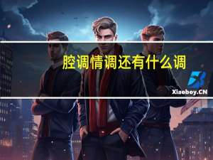 腔调情调还有什么调（腔调）