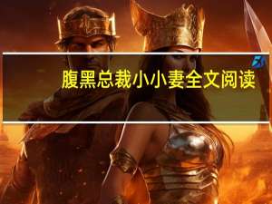 腹黑总裁小小妻全文阅读（腹黑总裁小小妻）