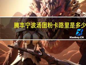 腾丰 宁波汤团粉卡路里是多少