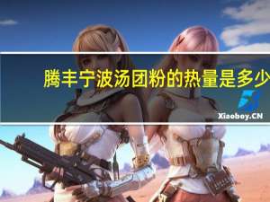 腾丰 宁波汤团粉的热量是多少
