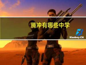 腾冲有哪些中学