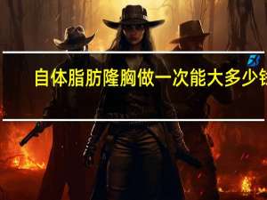 自体脂肪隆胸做一次能大多少钱？请问自体脂肪丰胸价格