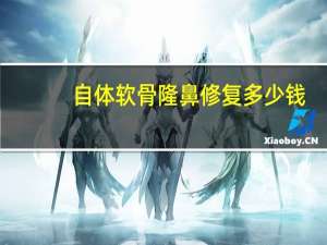 自体软骨隆鼻修复多少钱（自体软骨隆鼻修复）