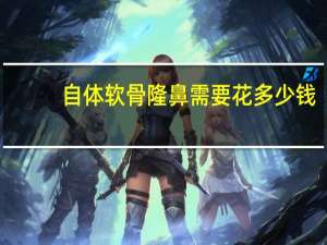 自体软骨隆鼻需要花多少钱？自体软骨隆鼻手术多少钱