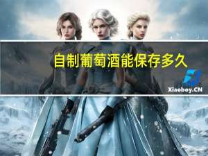 自制葡萄酒能保存多久