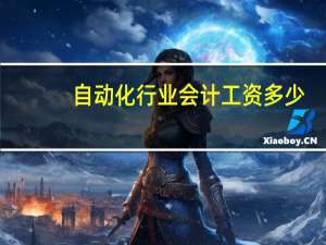 自动化行业会计工资多少