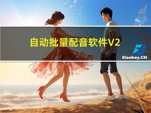 自动批量配音软件 V2.6 中文破解版（自动批量配音软件 V2.6 中文破解版功能简介）