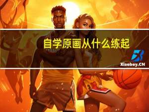 自学原画从什么练起