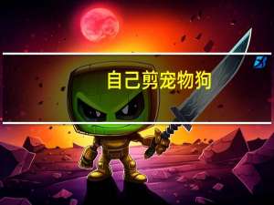自己剪宠物狗