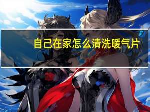 自己在家怎么清洗暖气片