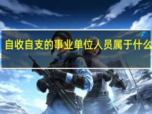 自收自支的事业单位人员属于什么编制