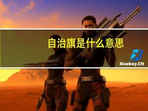 自治旗是什么意思
