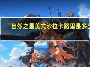 自然之星 美式沙拉卡路里是多少