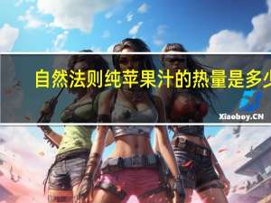 自然法则 纯苹果汁的热量是多少