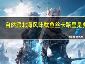 自然派北海风味鱿鱼丝卡路里是多少