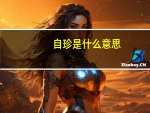自珍是什么意思