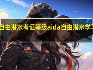 自由潜水考证等级 aida自由潜水学习课程