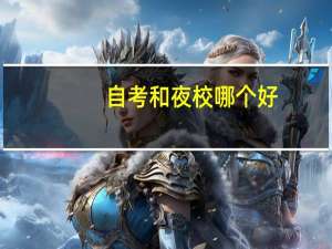 自考和夜校哪个好