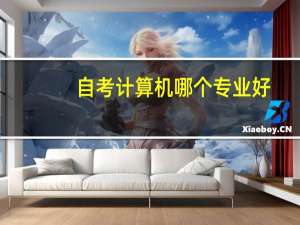自考计算机哪个专业好