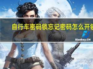 自行车密码锁忘记密码怎么开锁