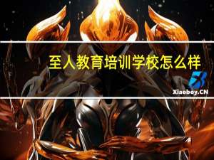 至人教育培训学校怎么样