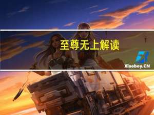 至尊无上解读
