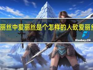 致爱丽丝中爱丽丝是个怎样的人 致爱丽丝钢琴简谱